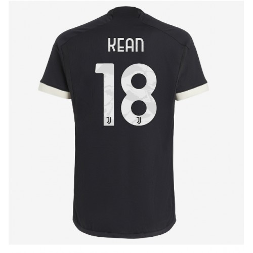 Pánský Fotbalový dres Juventus Moise Kean #18 2023-24 Třetí Krátký Rukáv